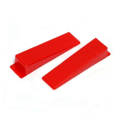 300pcs Tile Leveling Wedges, Reusable Tile Leveling System Tile Wedges for 1/8", 1/16", 1/12", 1/32" Spacers Tile Leveler Installation
