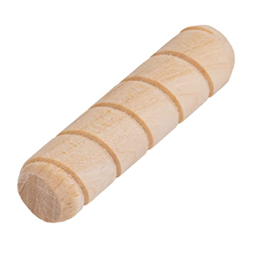 Spiral Grooved Hardwood Dowel Pins | 3/8" X 1-1/2" | Pack of 50 Approx. | Wooden Furniture Dowel Pins for Strong Connection | Furniture Making, Refurbishing or Crafts | UA-615-W - size: 3/8" X 1-1/2"