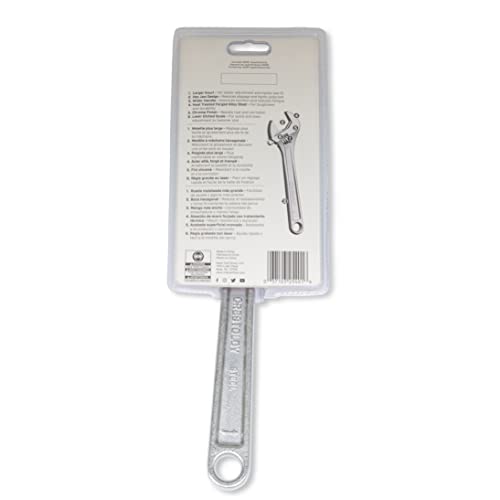 Crescent 12" Adjustable Wrench - Carded - AC212VS, Chrome - size: 1 Count (Pack of 1)