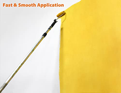 ROLLINGDOG 4 Inch Jumbo Mini Paint Roller Covers - color: microfiber roller covers(Pack of 10)