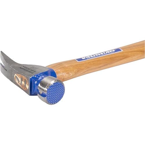 VAUGHAN California Framer Hammer, 19 oz, Milled Face, Assembled in USA - color: Curved, size: 19 oz
