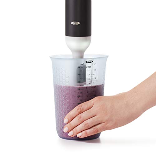OXO Good Grips 4-Cup Squeeze & Pour Silicone Measuring Cup with Stay-Cool Pattern - size: 4 Cup, style: Cup