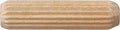 Wood Dowel Pins - Fluted - 1/4" Diameter (1/4" x 1", 100) - size: 1/4" x 1"