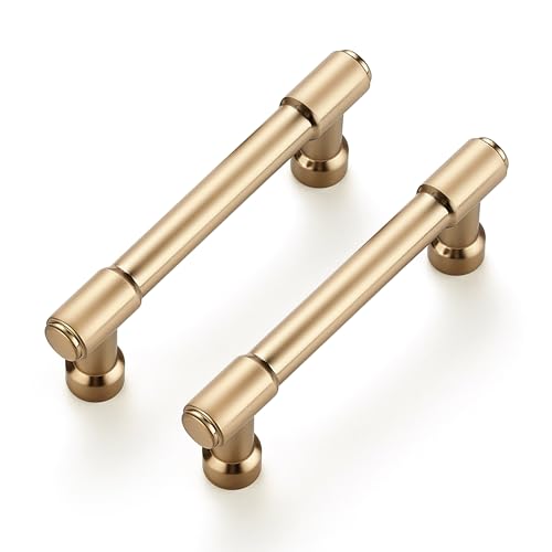 Ravinte Champagne Bronze Kitchen Pulls Cabinet Handles 3 Inch 10 Pack - color: Champagne Bronze, size: 3 Inches Hole Center