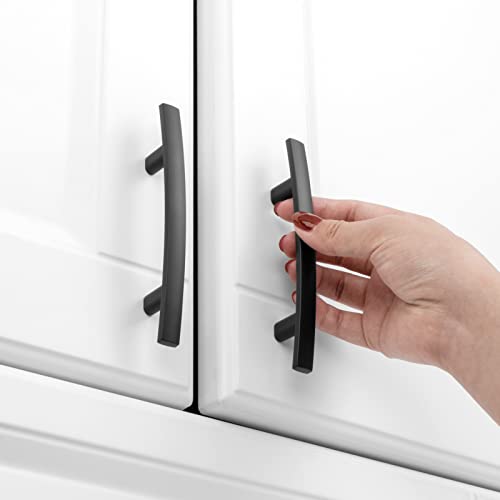 KOOFIZO 10 Pack 3 in Matte Black Cabinet Pulls, Black Drawer Handles 1961 - color: Black, size: 3" CC