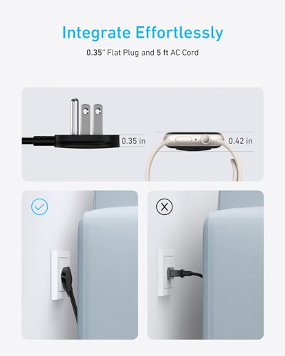 Anker Desktop Charger, 9-in-1 Power Strip with 300J Surge Protector, 100W - color: Black