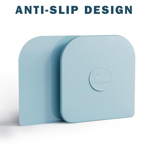 Pan Scraper, 10 Pcs Pot & Dish Scraper Plastic, Sturdy Scraper Kitchen Tool, Aqua - color: Aqua, size: 10 Pcs
