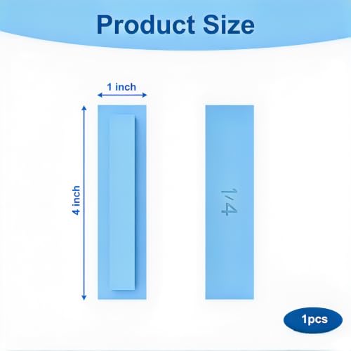 Trim Reveal Tool - 1/4 Precision Trim Gauges - Non-Damaging Hard Plastic Door Reveal Marking Tools - Accurate Jamb Marking - Wood Reveal Spacing Tool (LightBlue) - size: 1/4 LightBlue