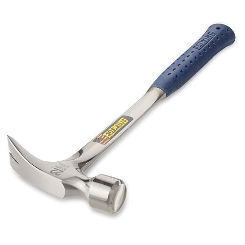 ESTWING Framing Hammer, 22oz Long Handle Straight Rip, Smooth Face, E3-22S - size: 22 oz, style: Smooth Face
