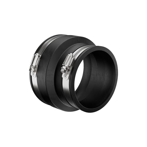 Fernco P1002-55 Flexible PVC Pipe Coupling for Clay to Cast Iron, Plastic or Steel Plumbing Connections