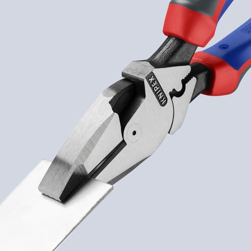 KNIPEX Tools 09 12 240 9.5-Inch Ultra-High Leverage Lineman's Pliers with Fish Tape Puller and Crimper