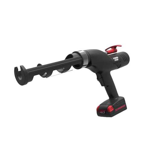 5026 Series Cordless Caulking Gun – 20V Lithium Battery Powered Electric 10oz Cartridge Dispenser, Lightweight 5.2 lbs, 850 lb Thrust, No-Drip Sealant & Adhesive Applicator - size: 10oz / 300ml, style: Cordless 20V (5000 Series)