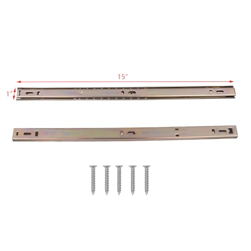 Coshar 15-Inch Heavy Duty Drawer Slides, 2 Pair