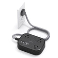 Cruise Essentials 2026,One Beat Travel Power Strip with USB C,Flat Plug 6ft - color: Black, size: 6Ft