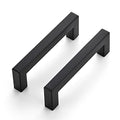 Ravinte Matte Black Square Cabinet Handles Drawer Pulls 4 Inch 30 Pack - color: Matte Black