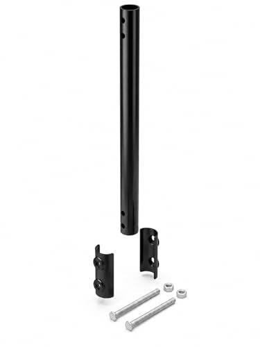 Extension Pole for PIBIDI Diameter 1.25" J Pole Mount, 1.25"x16.5", Black - color: Extension 16 1/2"