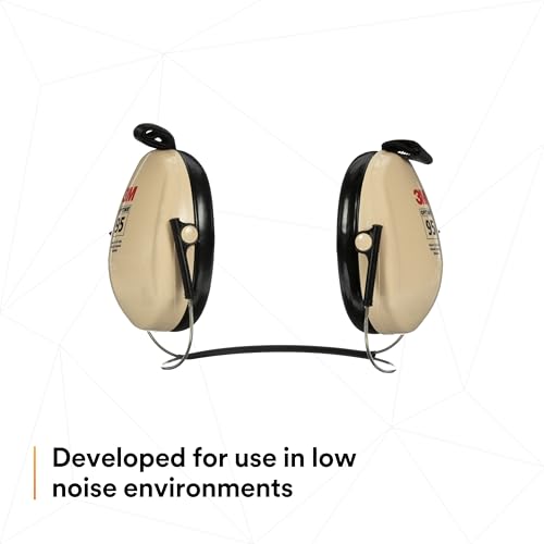 3M PELTOR Hearing Protection Optime 95 Earmuffs, Adjustable Earcups, E-A-Rfit Compatible, Stainless Steel - size: Behind the head, style: Behind-the-head