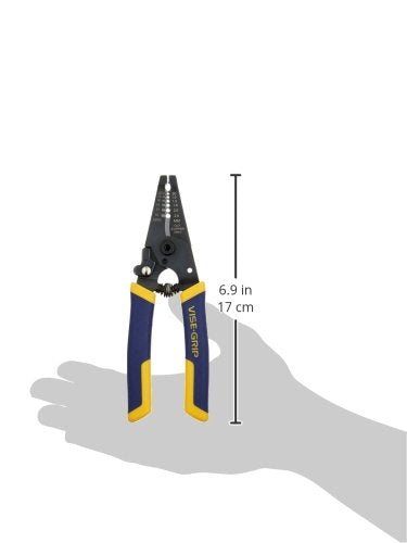IRWIN VISE-GRIP Wire Stripping Tool/Wire Cutter, 6-Inch (2078316)