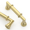 Asidrama 10 Pack 3 Inch(76mm) Brushed Gold Kitchen Cabinet Handles, Cabinet Pulls Kitchen Cabinet Hardware for Cupboard Drawer Pulls 2281 - color: Brushed Gold, size: 3" Hole Center
