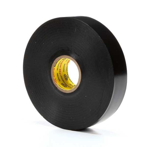 3M Scotch Super 33+ Electrical Tape - 3/4 in x 36 yds, Black, 1 Roll - size: 3/4 in x 36 yd
