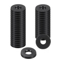 uxcell 36Pcs Rubber Washers, 1/2 OD x 1/4 ID x 0.06" Thickness Flat Washers for Bolts Spacers, Shower Head, Plumbing, Hose Connecting - size: 1/2 OD x 1/4 ID x 0.06"
