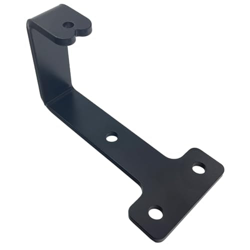 4 PCS black heavy duty metal flat j hooks for hanging 260 lbs,wall mount hooks,plant hanger large steel utility masonry industrial hook for Hanging Garage Storage Home Office Gym Sports Equipment(L) - size: Large