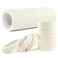 Masking Tape Bulk 1 Inch 20 Packs for General Purpose White Beige 55 Yards - size: 1 Inch x 55 Yards x 20 Rolls