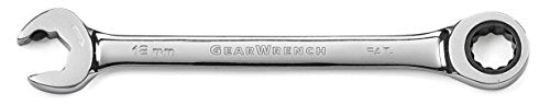 GEARWRENCH Open End Ratcheting Combination Wrench, 16mm, 12 Point - 85516 - size: 16 mm
