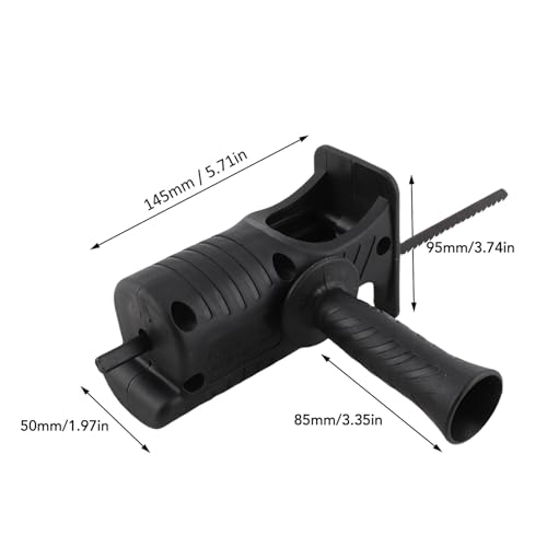 Reciprocating Saw Attachment for Drill Kit for Cordless Drill with Blades for Metal Wood Cutting Jig Saws, Drill Saw Attachment