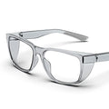Safety Glasses Anti-Fog Eye Protection Blue Light Blocking Glasses for Women Men - color: Grey