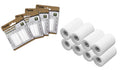 ROLLINGDOG 2 Inch Mini Foam Paint Roller Covers Paint Roller Sleeves - color: 8pc 2" Concave Roller