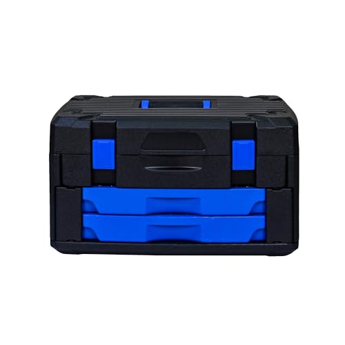 266PCS Tool Set, Socket Ratchet Wrench Tool Kit with Portable Drawer Tool Box, Complete Tool Box Set Hand Tool Set with Storage Case, Mechanic Tool Set for Home Auto Repair Garage DIY - color: 266pcs - Black&blue
