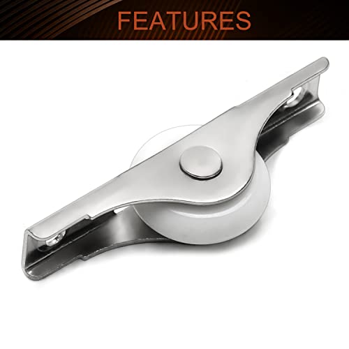 MroMax Nylon Door/Window Roller Replacement, 2Pcs 23mm/0.91" Dia White - color: 2pcs White Wheel