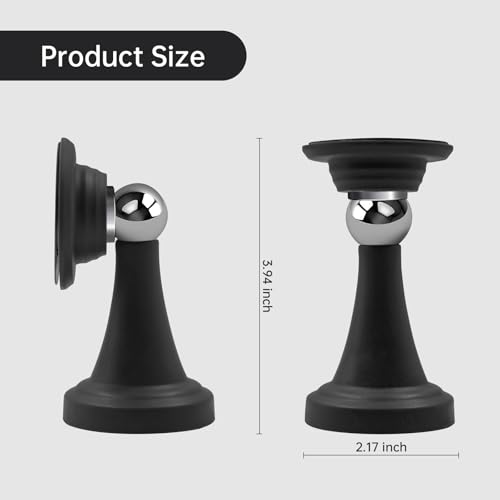 Strong Magnetic RV Door Holder, Black, 2 Pack - color: Black-L