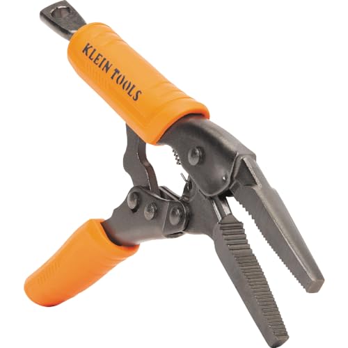 Klein Tools 38611 Long Nose Locking Pliers with Quick Release Handles, Ideal for Tight Spaces, High Torque and Gripping Power, 6-Inch - style: 6-In Long Nose