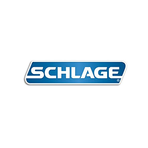 SCHLAGE Accent Bed/Bath Privacy Door Handle with Lock, Satin Chrome - color: Satin Chrome, size: Standard