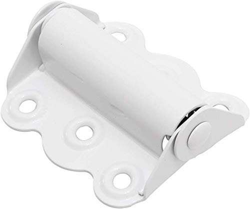 Litepak Screen Door Hinge Professional Grade Hardware Self-Closing Easy Install (1 Pack, White) - color: White, size: 1 Pack