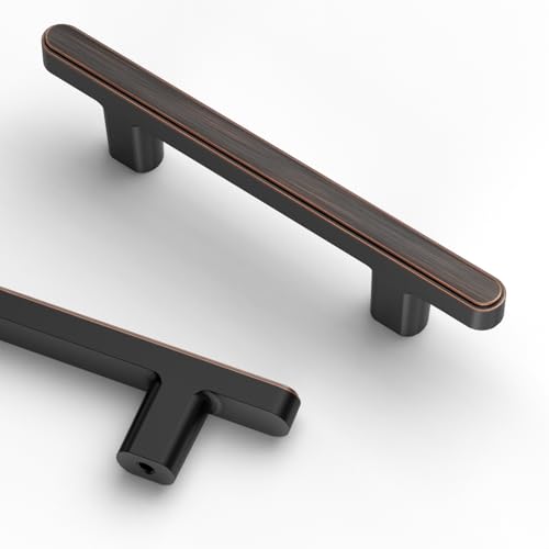 Asidrama 10 Pack 3 Inch(76mm) Oil Rubbed Bronze Kitchen Cabinet Handles, Cabinet Pulls Kitchen Cabinet Hardware for Cupboard Drawer Pulls - color: Oil Rubbed Bronze, size: 3" Hole Center, style: 10 Pack