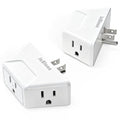 JcBlaon 2 Pack Outlet Extender, Outlet Splitter with 3 AC, Multiple Outlet Wall Plug, 3 Way Angled Design Outlet Adapter, Cruise Essentials for Office, Kitchen, Bathroom, Travel - color: 3 Prong Plug-2 Pack