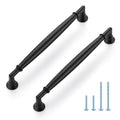 HOME EDIT Matte Black Cabinet Handles 6-1/4 Inch Pulls 20 Pack - color: Matte Black, size: 6-1/4 inches Hole Center