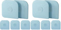 Pan Scraper, 5 Pcs Pot & Dish Scraper Plastic, Sturdy Scraper Kitchen Tool, Aqua (Pack of 2) - color: Aqua, size: 5 Pcs (Pack of 2)