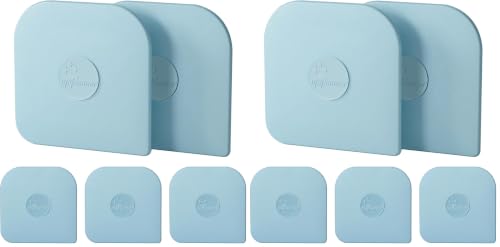 Pan Scraper, 5 Pcs Pot & Dish Scraper Plastic, Sturdy Scraper Kitchen Tool, Aqua (Pack of 2) - color: Aqua, size: 5 Pcs (Pack of 2)