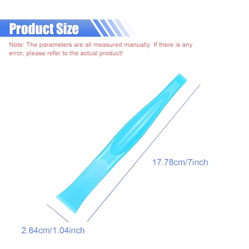 ZIMISI 2 In 1 Plastic Scraper Tool, No-Scratch Small Scraper Cleaning Tool, Multipurpose Sticker Remover Tool for Tight Spaces, Stiff Crevice Scrapers for Removing Paint, Labels, Car Detailing