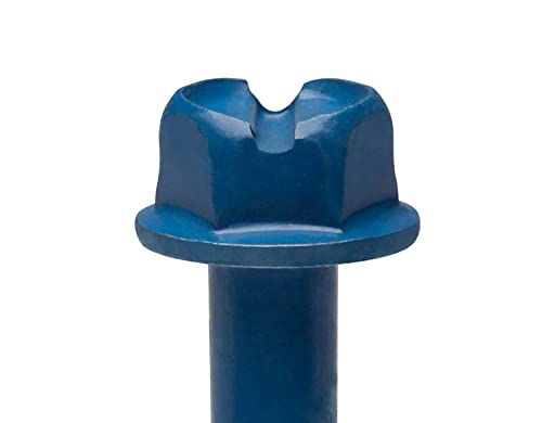 CONFAST 3/16" x 3-3/4" Hex Head Concrete Screw Anchor with Drill Bit for Anchoring to Masonry, Block or Brick (100 per Box) - size: 3/16" x 3-3/4"