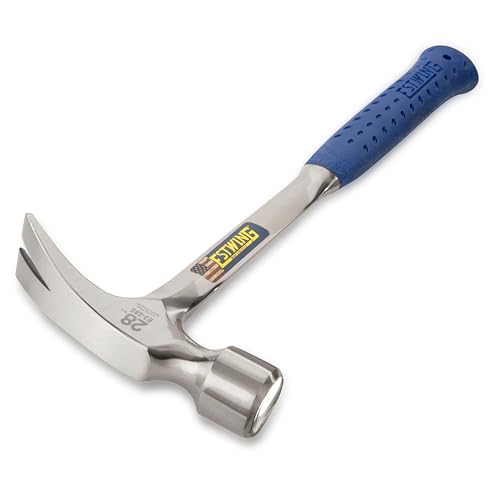 ESTWING Framing Hammer, 28oz Long Handle Straight Rip, Smooth Face, E3-28S - size: 28 oz, style: Smooth Face