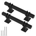 10 Pack 3 Inch Black Cabinet Handles Matte Black Cabinet Pulls, Square Kitchen Cabinet Handles Dresser Drawer Pulls Kitchen Cabinet Hardware - color: Black, size: 3 inch (76mm) Hole Center Pull