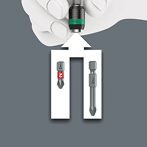 WERA 05056440001 Bit Check Set BC Universal/30 Piece Set 1-BiTorsions Rapidaptor 897/4 and 29 Bitorsions Bits by WERA