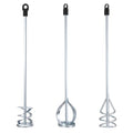 Set of 3 Paint Mixer for Drill, Paint Stirrer for Epoxy Resin, Mud, Cement Blades, 15.7" Mixing Paddles & 2.3" Impeller, Silver