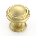Amerdeco 10 Pack Brushed Gold Cabinet Knobs Single Hole Cabinet Pulls 1 Inch Drawer Knobs for Bathroom Cabinets ZH0086 - color: Brushed Gold, size: 1" Single Hole