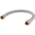 SharkBite Max 24 Inch Braided Flexible Water Heater Connector, 3/4 in Push-to-Connect x 3/4 in FIP, Stainless Steel, UR3088FX24 - size: 24 in, style: SharkBite Max